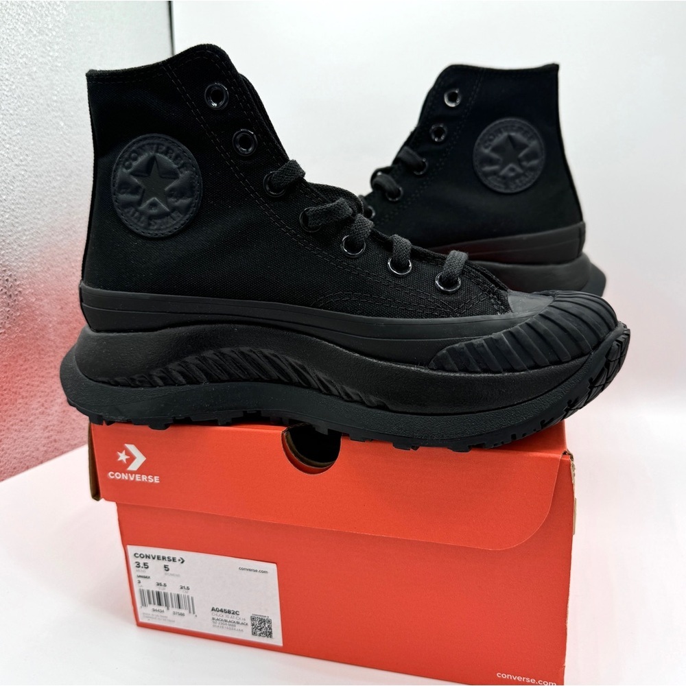 NWT Converse Chuck 70 At-CX Hi All Black Platform High Tops Triple Black Unisex